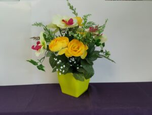 fleurs dans un vase